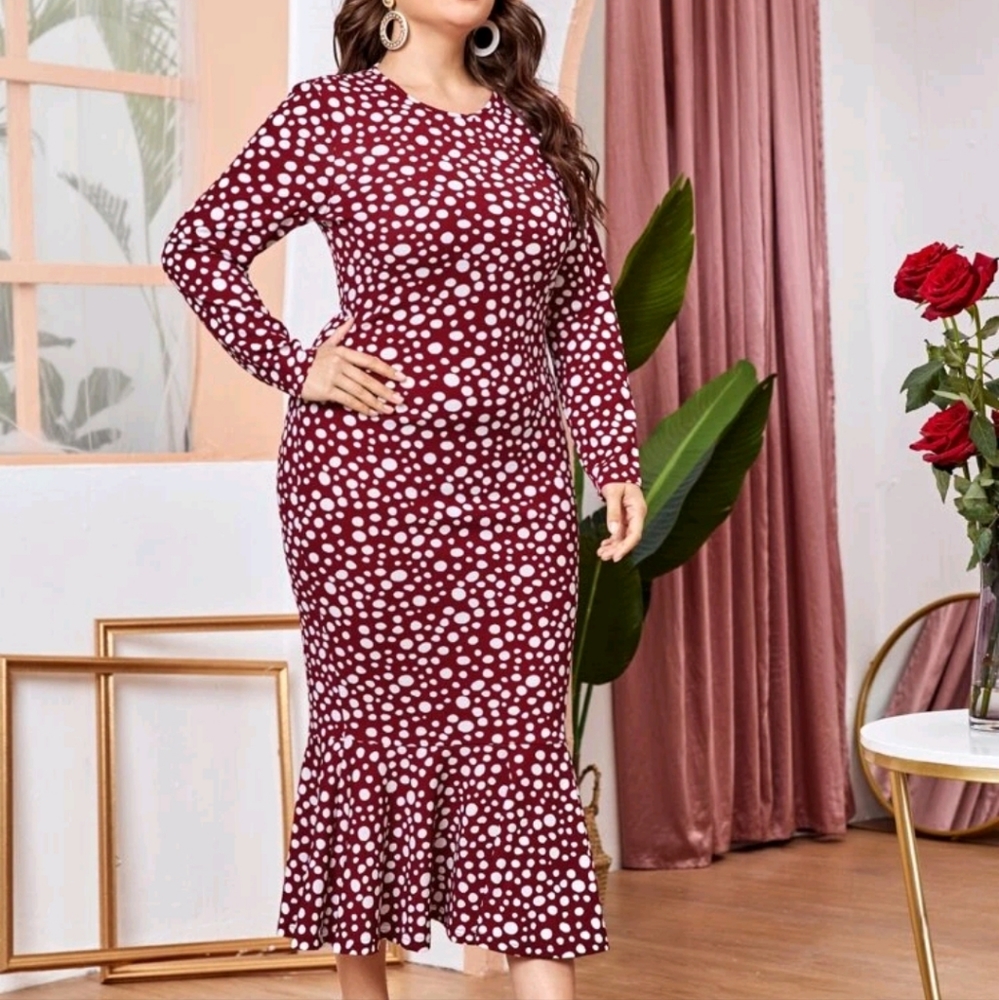 ‼️SOLD‼️Polka Dot dress - Picture 2 of 5